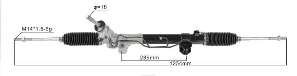 F4NV2785 - groothandel in auto-onderdelen - stuurbekrachtigingshuis 68140-628ae 223034 1020266 DODGE/CHRYSLER