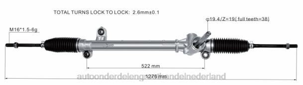 F4NV2664 - groothandel auto onderdelen Zwolle - stuurbekrachtigingsrek jx6c-3a500-ad FORD