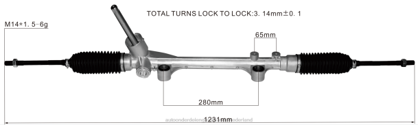 F4NV2678 - auto-onderdelen Wijchen - stuurbekrachtigingsrek j7bc-3a500-jb 3l547-b562aa 1908702 FORD