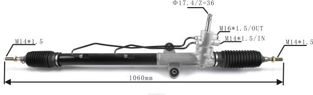F4NV2523 - groothandel auto onderdelen Lochem - stuurbekrachtigingshuis 53601-s84-g04 53601-s84-a03 HONDA