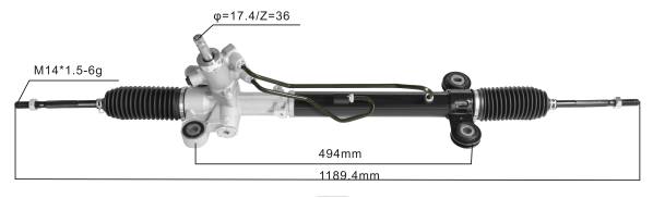 F4NV2529 - auto-onderdelen Duitsland - stuurbekrachtigingshuis 53601-stk-a02 53601-stk-a04 HONDA