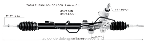 F4NV2535 - groothandel in auto-onderdelen - stuurbekrachtigingshuis 53601-snb-t02 HONDA