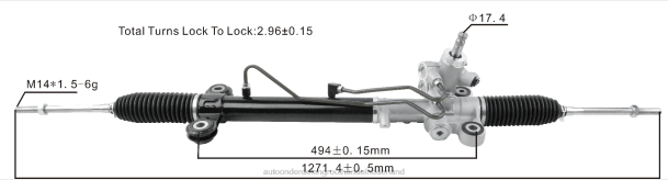 F4NV2537 - auto-onderdelen kopen - stuurbekrachtigingshuis 53601-swa-q01 HONDA
