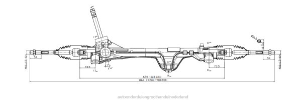 F4NV2746 - auto-onderdelen in de buurt - stuurbekrachtigingshuis 56500-l400a HYUNDAI/KIA
