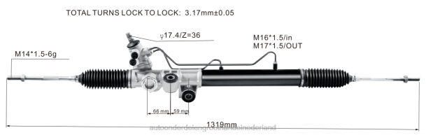 F4NV2607 - auto-onderdelen kopen - stuurbekrachtigingsrek 8-97943521-0 ISUZU