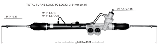 F4NV2608 - auto-onderdelen Wijchen - stuurbekrachtigingsrek 8-97946131-0 ISUZU