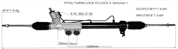 F4NV2612 - auto-onderdelen winkel - stuurbekrachtigingshuis 8-98229842 ISUZU