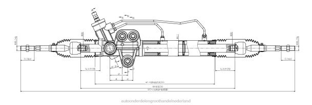F4NV2613 - groothandel auto onderdelen Lochem - stuurbekrachtigingsrek 8-97239781-2 ISUZU
