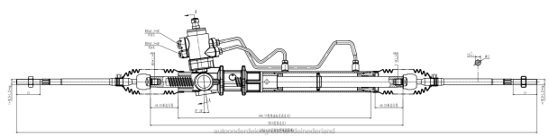 F4NV2551 - auto-onderdelen 24 - stuurbekrachtigingsrek mb911897 MITSUBISHI