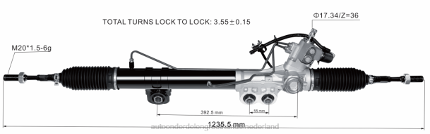 F4NV2576 - auto-onderdelen in de buurt - stuurbekrachtiging 49001-1lb3b 49001-1lb2a 49001-1lb2b 49001-1lb3a NISSAN
