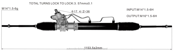 F4NV2591 - auto-onderdelen 24 - stuurbekrachtigingshuis 49001-27n00 NISSAN