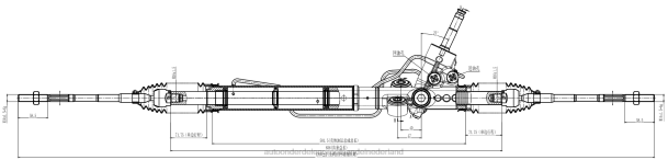 F4NV2819 - auto-onderdelen Duitsland - stuurbekrachtigingsrek 34110-aj040 SUBARU