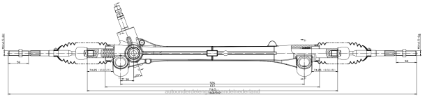 F4NV2452 - auto-onderdelen winkel - stuurbekrachtigingshuis 44250-52010 44250-52340 44250-52200 TOYOTA