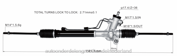 F4NV2492 - auto-onderdelen winkel - stuurbekrachtigingshuis 44250-42032 TOYOTA