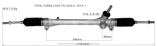 F4NV2521 - auto-onderdelen 24 - stuurbekrachtigingshuis 45510-48030 TOYOTA
